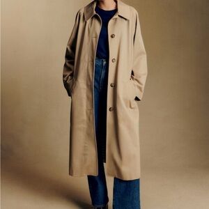 Sezane Tan Trench Coat